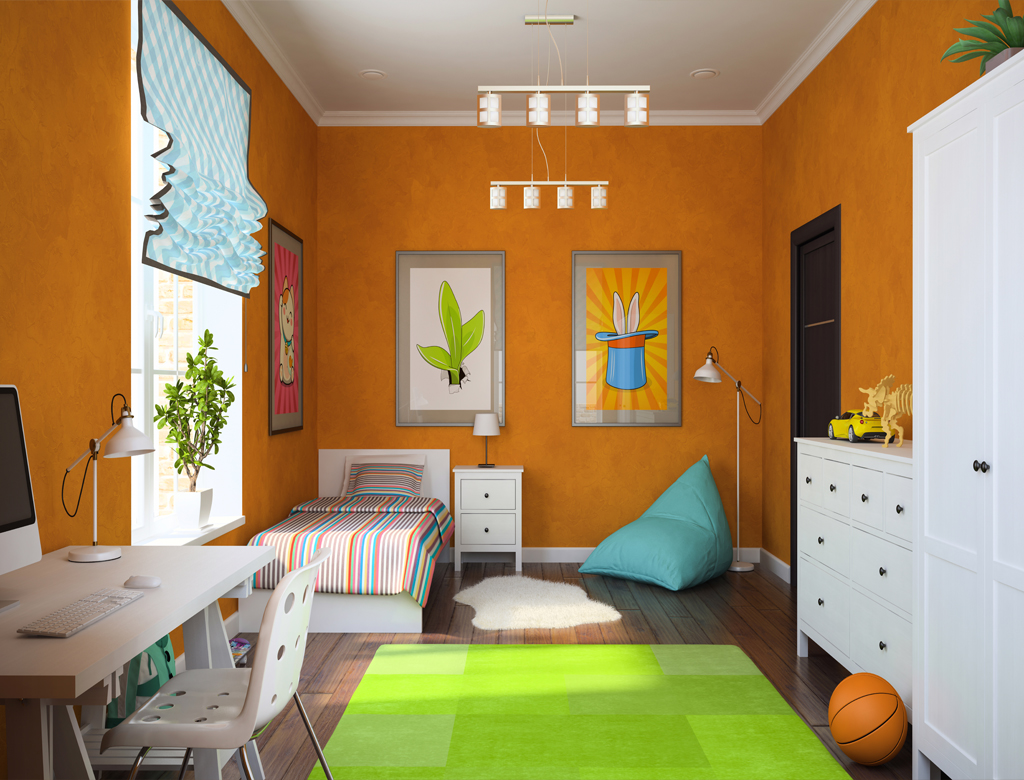 turnkey finishing - space arrangement for playroom